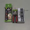 Dog Nail Grinder with 2 LED Lights Powerful 2 Speeds Super Quiet Dog Nail Trimmers with 3 Grinding Wheels Rechargeable Pet Dog Nail Clippers for Large Medium Puppy Dogs Dog Nail File Cat Nail Clipper (Grey)