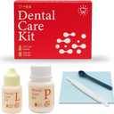 Dental Tooth Repair Kit with Zinc Oxide Eugenol Dental Cement, Temporary Filling Chips for Chipped Teeth, Loose Crowns, Cavities & Minor Tooth Repairs, Temporary Teeth Fix