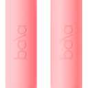 Bala Bars Dumbbell Set for Women & Men - Set of 2 Bars Designed for Walking, Strength Training, HIIT, Boxing & Aerobics - Hand Weights for Working Out at Home (3 LB, Blush)