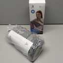 BOB AND BRAD Far Infrared Weighted Heating Pad for Back Pain Relief, FSA-HSA Eligible, 12"x24" Electric Heat Pad With Auto Off, 6 Heat & Hands-Free Strap, Moist Heat Therapy for Neck, Shoulder, Cramps (Gray)