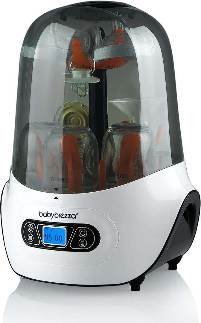 Baby Brezza Baby Bottle Sterilizer and Dryer Machine – Electric Steam Sterilization - Universal Fit - Pacifiers, Glass, Plastic, and Newborn Feeding Bottles