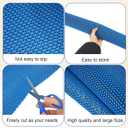 2 Pack Swimming Pool Ladder Mat, 23.6 x 35.4 Inch Pool Protective Pad Step Non-Slip Pool Step Pad for Above Ground Swimming Pools Liner and Stairs