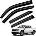 Maverick Rain Guard - Window Visors for Ford Maverick 2022-2025 2026, Out-Channel Side Window Rain Guards for Maverick Accessories, 4PCS, Black, Car Accessories