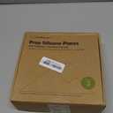 KeaBabies Suction Plates with Lids for Baby - 3-Pack 100% Silicone Toddler Plates with Suction, Divided, BPA-Free Baby Led Weaning Essentials for Kids, Dishwasher, Microwave Safe, Durable (Terracotta)