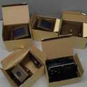 Solar Driveway Alarm Wireless Outside 1800ft Range, Outdoor Motion Sensor & Detector Driveway Alert System with Rechargeable Battery/Weatherproof/Mute Mode(1&4-Brown)