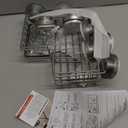 TAILI Corner-adaptive Suction Cup Shower Caddy 2 Pack, Stainless Steel Rustproof Corner Shower Shelves, Drill-Free Wall Mounted Baskets, Large Capacity, Removable Suction Cup Bathroom Organizer, Gray