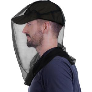 South to East Premium Mosquito Head Net for Insect, 2 Pack, Fly & Bug Protection | Ultra Large & Long, Extra Fine Holes for Camping, Hiking, Fishing, Gardening, Safari, Fits All Hats for Men & Women