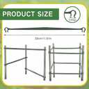 Geelin 200pcs Stake Arms for Tomato Cage Expandable Trellis Connectors for Tomato Cage Attach Plant Stakes Climbing Plants Garden Plants Vegetables (11.81in0.63in)