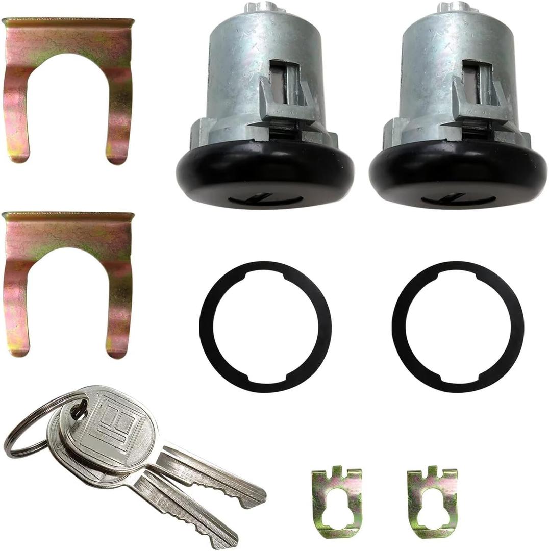 New Lockcraft Black Door Lock Cylinder for Chevrolet Truck / C10 1965-1987