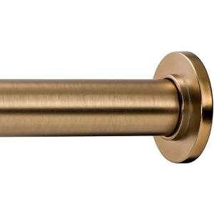 Ivilon Tension Curtain Rod - Spring Tension Rod for Windows or Shower, 36 to 54 Inch. Warm Gold
