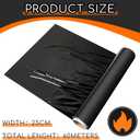 6 Rolls 60 Meters Black Osmotic Plastic Body Wrap, Workout and Sweat Enhancer Stomach Reduces Cellulite Body Wrap Film Effect Applicator