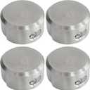 HOX Stainless Steel Puck Lock, Military-Grade Hidden Shackle Padlock, Weatherproof Trailer Door Lock (4 Pack)