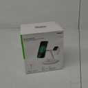 Belkin MagSafe Charger, 3-in-1 Wireless Charging Stand, 2ND GEN, 33% Faster for Apple Watch, iPhone 16, iPhone 15, iPhone 14 Series, AirPods - MagSafe Charging Station for Multiple Devices - White