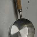 250ml Premium Stainless Steel Soup Pot with Pour Spout and Wood Handle - Ideal for Breakfast, Sauces, Milk, Butter and Chocolate Melting