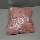 Howhic Pack of 60 Spandex Chair Sashes Bows Stretch Chair Cover Band with Buckle Slider Universal Elastic Ties for Wedding Banquet Party Event Decorations (Dusty Pink)