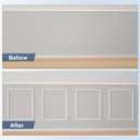 NeatiEase 4 Set Peel and Stick Wall Molding Trim Kit, 16" x20" Premade Wainscoting Panels, Self Adhesive Moulding Panel for Interior Walls Picture Frame
