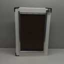 Baboni Pet Door for Wall, Steel Frame and Telescoping Tunnel, Aluminum Lock, Double Flap Dog Door and Cat Door, Strong and Durable (Pets Up to 100 Lb) -Large