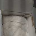 DEELAND Pack of 2,Double-Sided Faux Fur Plush Decorative Throw Pillow Covers Fuzzy Striped Soft Pillowcase Cushion Covers for Sofa Couch Bedroom (Cream White)