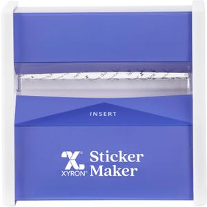 Xyron Sticker Maker, 3", Includes Permanent Adhesive 3" x 20', Disposable (100111)