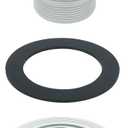 Pool Threaded Strainer Connector Nut Washer Kit 10744 10256 10255 for Intex Above Ground Swimming Pool Hose Connector Replacement Part (10744 x1,10256 x1,10255 x1)