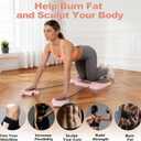 Pilates Board, 6-in-1 Pilates Reformer for Core & Full Body Workout, Portable Home Gym Equipment with Smart LED Digital Display, Pilates Trainer for Women, Beginners