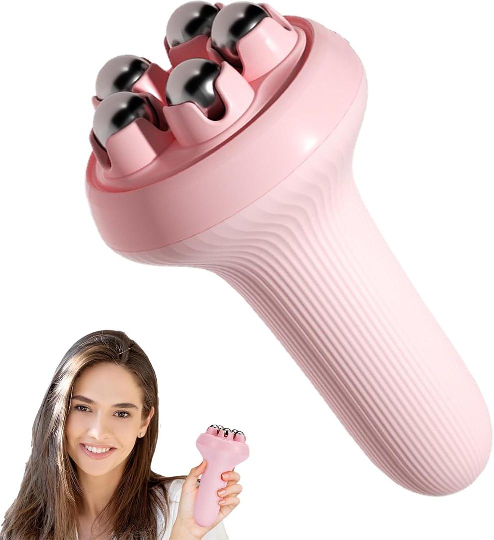 Handheld Massage Ball Roller for Muscle & Myofascial Release  Trigger Point Therapy for Back, Neck, Legs  Sore Muscle Relief, Portable Deep Tissue Massager for Athletes & Office Workers