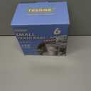 150 Count 6 Gallon Trash Bags Drawstring - 1.1 Mil Heavy Duty Medium Garbage Bags,22.5 Liter Strong Plastic Can Liners Unscented,Thick Waste Basket Bags for Bathroom Office Kitchen