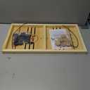 Super Winner Sling Puck Game - Fast Action Super Foosball Table Desktop Battle Slingshot Wooden Air Hockey Board Game, Fun for Family Game Night or Friends Party (Large)