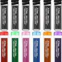 HESTYA 360 Pcs Colored Pencil Lead Refills 0.7 mm HB Black Mechanical Pencil Refills, 6 Assorted Colors and 6 Black with Convenient Dispensers for Office Supplies