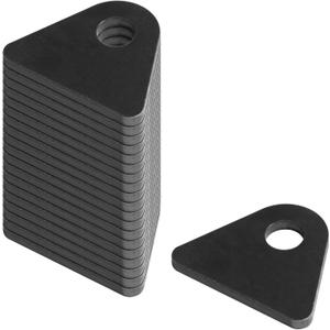 20 Pack Weld-On Tabs, Shock Basic Weld Tab, 1-7/8" Height, 1/2" Bolt Hole, 3/16" Thick, Flat Bottom Mount Bracket