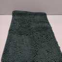 OLANLY Bathroom Rugs 30x20, Extra Soft Absorbent Chenille Bath Rugs, Rubber Backing Quick Dry, Machine Washable Bath Mats for Bathroom Floor, Tub and Shower, Home Decor Accessories, Blackish Green