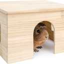 Niteangel Wood House with Window, Chinchilla and Guinea Pigs Hut Hideout