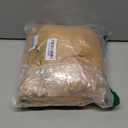 NICETOWN Sheer Linen Bedroom Curtains 96 inch Long, Grommet Privacy Semi Light Filtering Faux Flax Sheer Window Drapes for Living Room, Desert Yellow, W52 x L96, 1 Pair