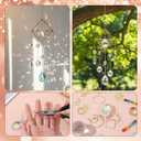 DIY Suncatcher Kits 400 Pcs Sun Catchers Making Kit Art and Crafts for Adults Prism Hanging Decorative Suncatcher with Crystals Rainbow Ball Maker for Window Garden Home Wedding Christmas Decor
