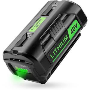 Energup 40V OP4040 6.5A Replace for Ryobi 40V Battery, for 40Volt Power Tools OP4015 OP4026 OP40261 OP4030 OP4040 OP40401 OP4050 OP4060A RY40200 RY40403 RY40204 for 40Volt Ryobi Lithium Battery