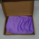 Qomfor Microwave Heating Pad - Large Microwavable Wheat Bag Heat Pack for Neck and Shoulders, Pain Relief, Back Pain, Arthritis, Period Cramps - Reusable Lavender Heating Pad (Purple)