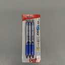 Pentel EnerGel RTX Retractable Liquid Gel Pen, (0.3mm), Needle Tip, Extra Fine Line, Blue Ink, Pack of 3 (BLN73BP3C)