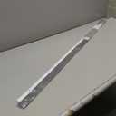 M-D Building Products 69648 48 in. White Aluminum and Vinyl Heavy-Duty Screw-on Door Sweep