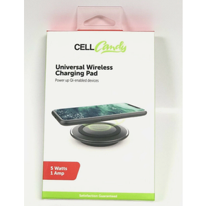 Cell Candy Universal Wireless Charging Pad for Qi-enabled Devices 5W 1A New