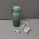 Momcozy Portable Bottle Warmer for Travel  Dual Heating Modes for Breast Milk & Water, Portable Milk Warmer with Fast Heating & Long Battery Life, 17 Ounces Large Capacity to Meet Your All-Day Needs (Gradual Change of Green)