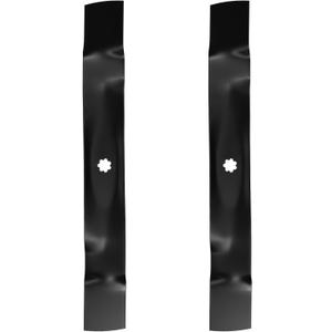 GY20850 42" Mulching Mower Blades for John Deere D105 D130 S100 S110 S240 LA115 X300 E100 E110 LA135 Replace GX22151 AM137328 AM137333 AM141033 GX21694 M149422 42 inch Deck Lawn(7-Point Star), Black