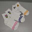Character Women Crew Socks 4 Pairs Mickey Minnie Donald Daisy