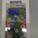 MOSNOVO Case for Google Pixel 9 Pro XL, [Buffertech 6.6ft Military-Grade Drop Protection] [Anti Peel Off Tech] Clear TPU Bumper Phone Case Cover Design - Pastel Floral Garden