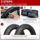 Fincci 29 x 2.1/2.2/2.3/2.35/2.4/2.5/2.6 Inch Bike Inner Tube 48mm Presta or Schrader Valve Butyl Rubber Fits Mountain & Hybrid Bikes Pack of 2