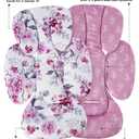Infant Car Seat Insert for Newborn，Preemie Newborn Infant Insert, Newborn Car Seat Insert Head Body Support for Stroller, Baby Swing, Rocker, Bouncer, Bassinet, 2-in-1 Reversible