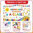 MEHOFOND Bienvenidos De Regreso A Clases Decorations, 112PCS Colorful Back to School Balloon Garland Arch kit for Kids Classroom First Day in Preschool Kindergarten Party Supplies