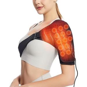 Shoulder Heating Pads for Pain Relief - Jade Stone Heated Shoulder Wrap with 3 Temperature Settings, Ideal for Rotator Cuff, Shoulder Soreness Relief at Home,Office