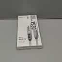 pzoz 4-in-1 USB C Fast Charging Cable with LED Display, Multi USBC Charger Combo Lightning/Type C/USB A Metal Ports for iPhone 17/16/15/14 Pro Max iPad MacBook AirPods Pro Samsung Google (140W, 5 ft)