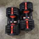 Adjustable Dumbbells Set of 2Free Weights Dumbbells SetAdjustable Dumbbell Set52.5 lbs pair 105 lbs15 in 1for Men/Women Gym Equipment for Home Strength Training Equipment