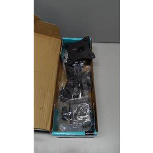 ELG Full Motion Swivel Monitor Desk Mount Stand up to 34'' Screen, Adjustable Arm Height Position, Computer Monitor Stand, Gaming/Home Office, F50N, Black